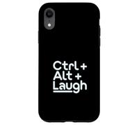 Support Technique « Ctrl+Alt+Rire » Humour Support Informatique Coque pour iPhone XR