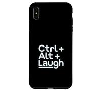 Support Technique « Ctrl+Alt+Rire » Humour Support Informatique Coque pour iPhone XS Max