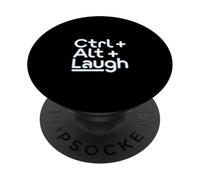 Support Technique « Ctrl+Alt+Rire » Humour Support Informatique PopSockets PopGrip Adhésif
