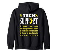 Support Technique Définition Precision Guesswork Funny Sweat à Capuche