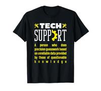Support Technique Définition Precision Guesswork Funny T-Shirt