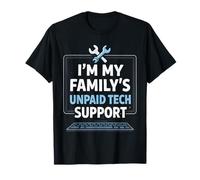 Support Technique Non payé pour Les Chemises I'm My Family T-Shirt