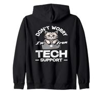 Support Technique pour Chat Mignon Ne Vous inquiétez Pas Sweat à Capuche