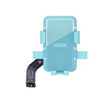 Support Telephone 360° Rotation Support De Téléphone, Rotation À 360°, Verrouillage Mécanique À Boucle Pour Le Montage D'équipements De Moto, Support De Navigation Pour Guidon(Blue)