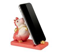 Support Téléphone "Attire La Richesse Instantanée" - Gadget Bureau Décompressant Avec Motif Cheval Du Zodiaque | Porte-Téléphone Mignon Pour Étagère, Coiffeuse Et Décoration Maison | Cadeau Décoratif