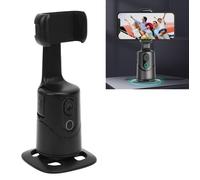 Support Téléphone avec Suivi Automatique Visage, Pivotement 360°, Trépied Intelligent pour Live Streaming et Photo
