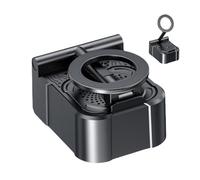 Support Téléphone Bureau,Porte-Téléphone Magnétique avec Haut-Parleur Sans Fil | Porte-Téléphone Multifonction Accessoires de Bureau Portable et Batterie Externe Idée Cadeau Homme