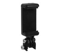 Support Téléphone Casque Tactique Noir en Plastique pour Rail 20 MM | Pince à Dégagement Rapide, Réglage Multi-angle, Prise Ferme, pour Cyclistes et Skieurs en Extérieur