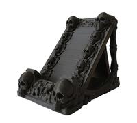 Support Téléphone De Bureau Décoration Crâne Effrayant Noir Vintage