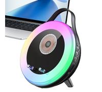 Support Téléphone et Enceinte | Amplificateur Audio pour Téléphone RGB,Stand pour Haut-Parleur de sans Fil - pour Le Bureau à Domicile, Salon, Appartement, dortoir et Table de