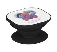 Support Téléphone Extensible - Better in The Morning Ourson Dauphin Collage Vintage Illustration Art Humour Psychedelique - Poignée Grip de Maintien et Stand Vidéo pour Smartphone Compatible Tous