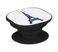 Support Téléphone Extensible - Bonjour Paris Tour Eiffel France Voyage Ville Vacances - Poignée Grip de Maintien et Stand Vidéo pour Smartphone Compatible Tous Modèles Imprimé en France