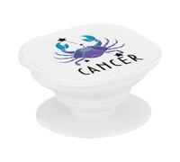 Support Téléphone Extensible - Cancer Astrology Sign Celestial Solar Prediction - Poignée Grip de Maintien et Stand Vidéo pour Smartphone Compatible Tous Modèles Imprimé en France
