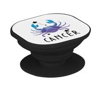Support Téléphone Extensible - Cancer Astrology Sign Celestial Solar Prediction - Poignée Grip de Maintien et Stand Vidéo pour Smartphone Compatible Tous Modèles Imprimé en France