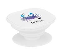 Support Téléphone Extensible - Cancer Signe Astrologie Prevision Stellaire Céleste Solaire Sideral Etoile - Poignée Grip de Maintien et Stand Vidéo pour Smartphone Compatible Tous Modèles Imprimé en