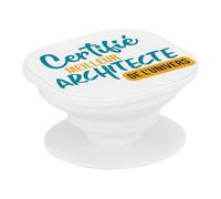 Support Téléphone Extensible - Certifié Meilleur Architecte de l'univers Construction Art Maison Design Architecture - Poignée Grip de Maintien et Stand Vidéo pour Smartphone Compatible Tous Modèles