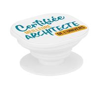 Support Téléphone Extensible - Certifiée Meilleure Architecte de l'univers Construction Art Maison Design Architecture - Poignée Grip de Maintien et Stand Vidéo pour Smartphone Compatible Tous