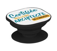 Support Téléphone Extensible - Certifiée Meilleure Architecte de l'univers Construction Art Maison Design Architecture - Poignée Grip de Maintien et Stand Vidéo pour Smartphone Compatible Tous