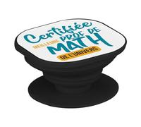 Support Téléphone Extensible - Certifiée Meilleure Prof de Math de l'univers Professeur College Lycee Mathematiques - Poignée Grip Maintien et Stand Vidéo pour Smartphone Compatible Tous Modèles