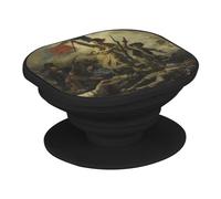 Support Téléphone Extensible - Eugene Delacroix La Liberte Guidant Le Peuple Revolution - Poignée Grip de Maintien et Stand Vidéo pour Smartphone Compatible Tous Modèles Imprimé en France