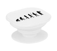 Support Téléphone Extensible - Evolution Bansuri Flute Musique Instrument Musicien - Poignée Grip de Maintien et Stand Vidéo pour Smartphone Compatible Tous Modèles Imprimé en France