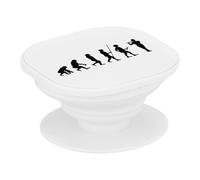 Support Téléphone Extensible - Evolution Flute Traversière Musique Instrument Musicien - Poignée Grip de Maintien et Stand Vidéo pour Smartphone Compatible Tous Modèles Imprimé en France