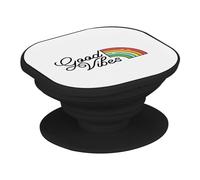 Support Téléphone Extensible - Good Vibes Chill Vacances 70's Retro - Poignée Grip de Maintien et Stand Vidéo pour Smartphone Compatible Tous Modèles Imprimé en France