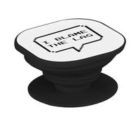 Support Téléphone Extensible - I Blame The Lag Jeux Video Online Gaming Arcade Blague Geek 8 Bits Pixel - Poignée Grip de Maintien et Stand Vidéo pour Smartphone Compatible Tous Modèles Imprimé en