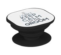 Support Téléphone Extensible - I Can't Keep Calm I'm The Groom Parodie Angleterre Mariage - Poignée Grip de Maintien et Stand Vidéo pour Smartphone Compatible Tous Modèles Imprimé en France