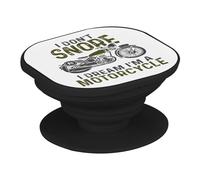 Support Téléphone Extensible - I Don't Snore I Dream of Motorcycle Big Bike Cafe Racer - Poignée Grip de Maintien et Stand Vidéo pour Smartphone Compatible Tous Modèles Imprimé en France