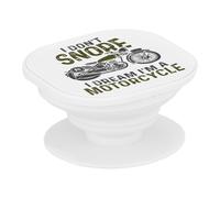 Support Téléphone Extensible - I Don't Snore I Dream of Motorcycle Big Bike Cafe Racer - Poignée Grip de Maintien et Stand Vidéo pour Smartphone Compatible Tous Modèles Imprimé en France