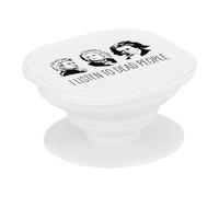 Support Téléphone Extensible - I Listen to Dead People Bach Mozart Beethoven Music Composer Classical - Poignée Grip de Maintien et Stand Vidéo pour Smartphone Compatible Tous Modèles Imprimé en