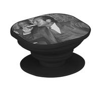 Support Téléphone Extensible - Jacques Chirac Boit de l'Alcool President France - Poignée Grip de Maintien et Stand Vidéo pour Smartphone Compatible Tous Modèles Imprimé en France