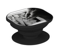 Support Téléphone Extensible - Jacques Chirac Swag Classe Coiffure President France - Poignée Grip de Maintien et Stand Vidéo pour Smartphone Compatible Tous Modèles Imprimé en France