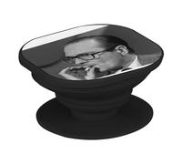 Support Téléphone Extensible - Jacques Chirac Swag Vintage Fume President France Cigarette - Poignée Grip de Maintien et Stand Vidéo pour Smartphone Compatible Tous Modèles Imprimé en France