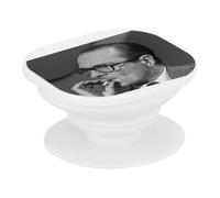 Support Téléphone Extensible - Jacques Chirac Swag Vintage Fume President France Cigarette - Poignée Grip de Maintien et Stand Vidéo pour Smartphone Compatible Tous Modèles Imprimé en France