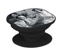 Support Téléphone Extensible - Jacques Et Bernadette Chirac Vintage President France - Poignée Grip de Maintien et Stand Vidéo pour Smartphone Compatible Tous Modèles Imprimé en France