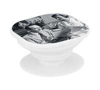 Support Téléphone Extensible - Jacques Et Bernadette Chirac Vintage President France - Poignée Grip de Maintien et Stand Vidéo pour Smartphone Compatible Tous Modèles Imprimé en France