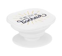 Support Téléphone Extensible - Je me Lève de Bonheur Humour Blague - Poignée Grip de Maintien et Stand Vidéo pour Smartphone Compatible Tous Modèles Imprimé en France