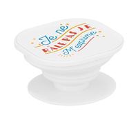 Support Téléphone Extensible - Je ne râle Pas, Je m'exprime - Poignée Grip de Maintien et Stand Vidéo pour Smartphone Compatible Tous Modèles Imprimé en France