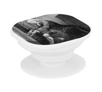 Support Téléphone Extensible - Jean Sébastien Bach Gravure de Star Célébrité Compositeur Musique - Poignée Grip de Maintien et Stand Vidéo pour Smartphone Compatible Tous Modèles Imprimé en France