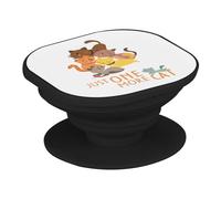 Support Téléphone Extensible - Just One More Cat Chat Chaton Illustration Dessin - Poignée Grip de Maintien et Stand Vidéo pour Smartphone Compatible Tous Modèles Imprimé en France