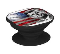 Support Téléphone Extensible - Kennedy President Etats-Unis JFK Drapeau USA - Poignée Grip de Maintien et Stand Vidéo pour Smartphone Compatible Tous Modèles Imprimé en France