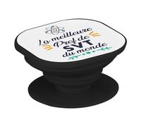 Support Téléphone Extensible - La Meilleure Prof de SVT du Monde Professeur Science Lycee College - Poignée Grip de Maintien et Stand Vidéo pour Smartphone Compatible Tous Modèles Imprimé en France