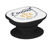 Support Téléphone Extensible - L'avocat Le Plus Génial du Monde Justice Loi Tribunal Procès Métier - Poignée Grip de Maintien et Stand Vidéo pour Smartphone Compatible Tous Modèles Imprimé en France