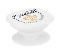 Support Téléphone Extensible - L'avocat Le Plus Génial du Monde Justice Loi Tribunal Procès Métier - Poignée Grip de Maintien et Stand Vidéo pour Smartphone Compatible Tous Modèles Imprimé en France