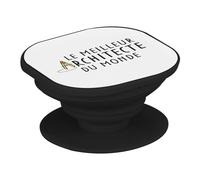 Support Téléphone Extensible - Le Meilleur Architecte du Monde Métier Job Architecture Art - Poignée Grip de Maintien et Stand Vidéo pour Smartphone Compatible Tous Modèles Imprimé en France