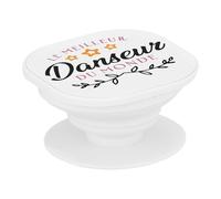 Support Téléphone Extensible - Le Meilleur Danseur du Monde Salsa Jazz Rock Classique Art Musique - Poignée Grip de Maintien et Stand Vidéo pour Smartphone Compatible Tous Modèles Imprimé en France