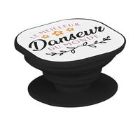 Support Téléphone Extensible - Le Meilleur Danseur du Monde Salsa Jazz Rock Classique Art Musique - Poignée Grip de Maintien et Stand Vidéo pour Smartphone Compatible Tous Modèles Imprimé en France