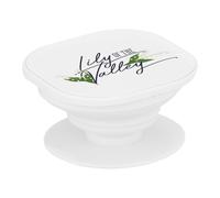 Support Téléphone Extensible - Lily of The Valley Flowers Illustration Chic Garden Love - Poignée Grip de Maintien et Stand Vidéo pour Smartphone Compatible Tous Modèles Imprimé en France